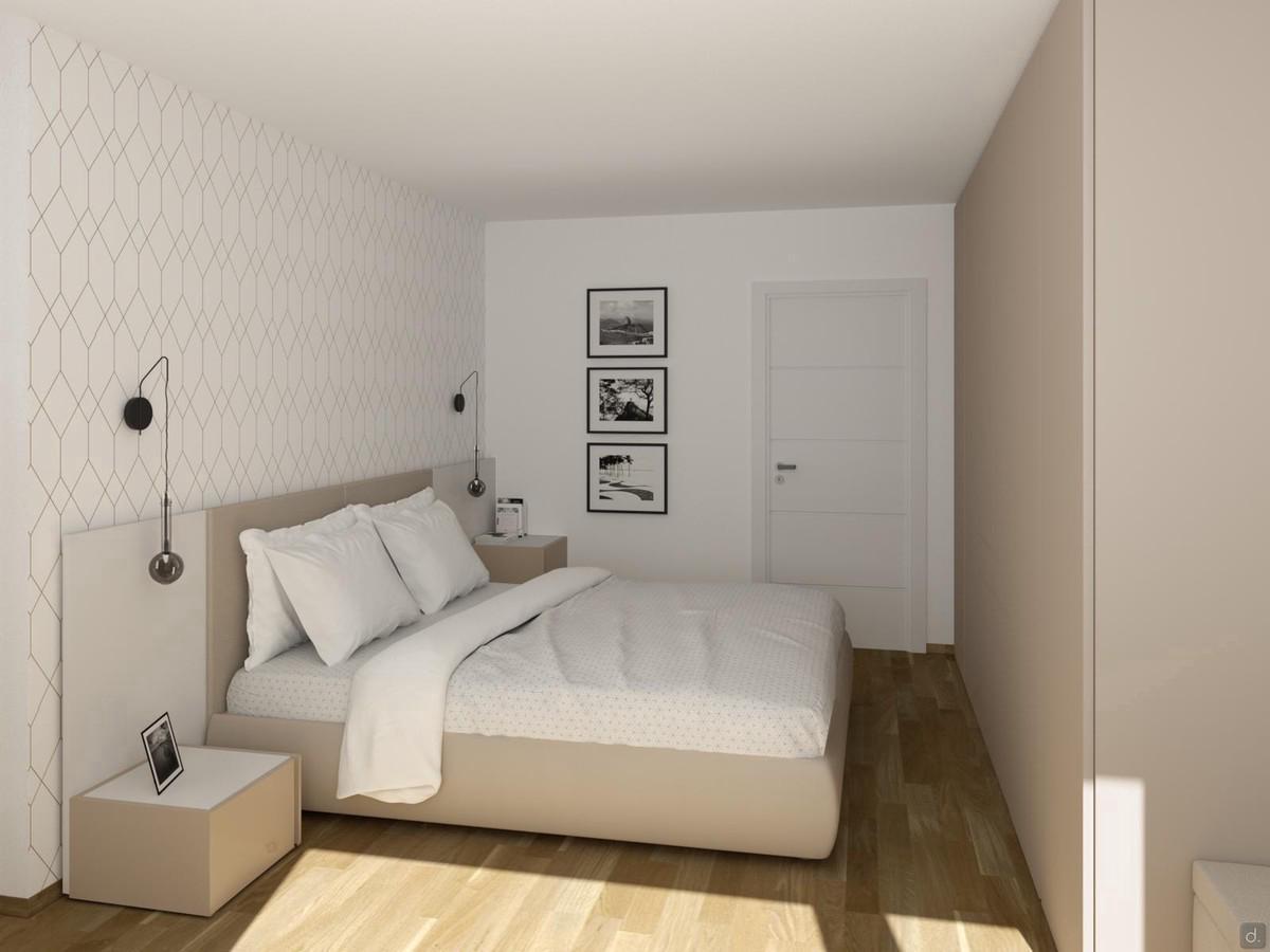 Projet d'aménagement d'une chambre de 10 m² - rendu